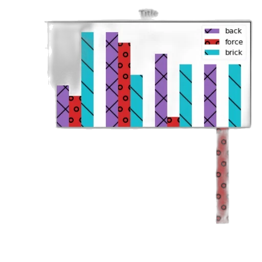 colorful, bar, chart, three transparent PNG cut-out