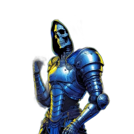 robot, sword, comic book art, concept art transparent PNG cut-out