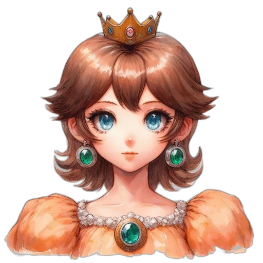 crown, jewelry, face, staff transparent PNG cut-out