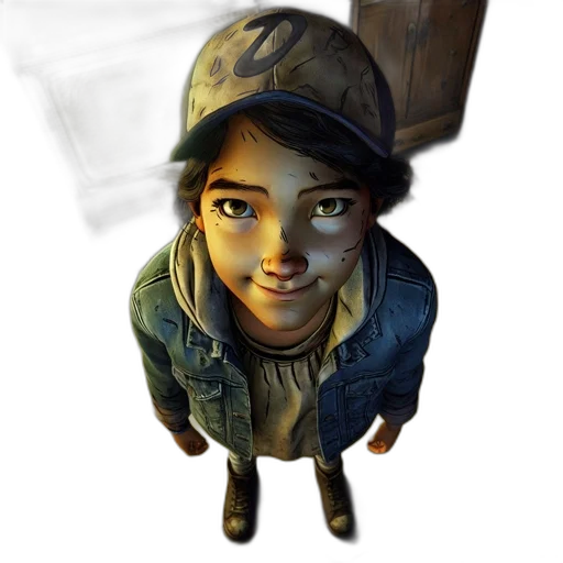 face, hat, jacket, creature transparent PNG cut-out