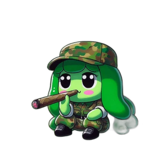 weapon, staff, animal, hat transparent PNG cut-out