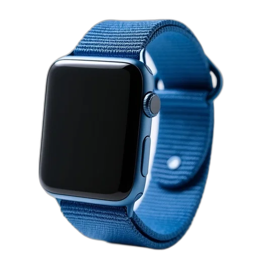 jewelry, blue, apple, watch transparent PNG cut-out