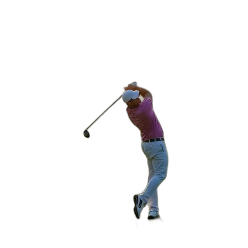 staff, 3d render, golfer, tees transparent PNG cut-out