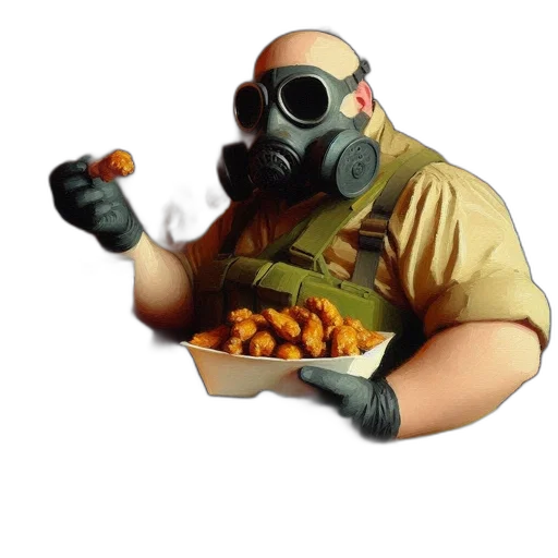 food, mask, weapon, creature transparent PNG cut-out