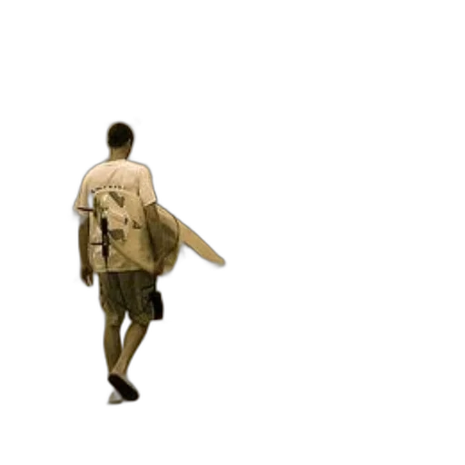 jacket, umbrella, staff, creature transparent PNG cut-out