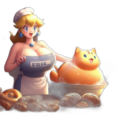 food, dress, concept art, pixel art transparent PNG cut-out