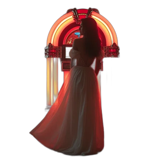 dress, robot, jewelry, staff transparent PNG cut-out