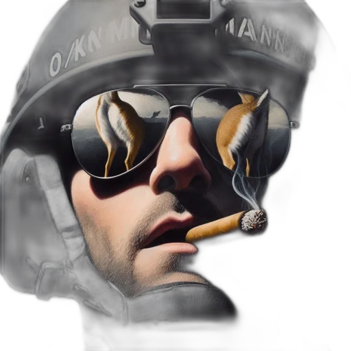 face, mask, hat, jacket transparent PNG cut-out