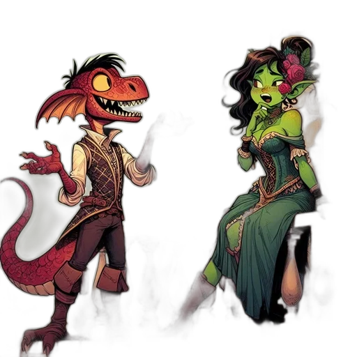 dragon, concept art, fantasy art, comic book art transparent PNG cut-out