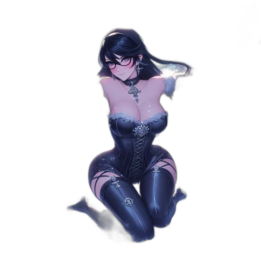 dress, mask, jewelry, weapon transparent PNG cut-out