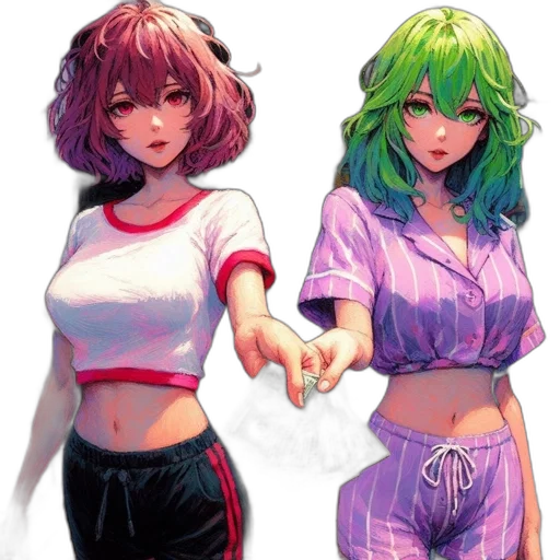concept art, anime, comic book art, pixel art transparent PNG cut-out
