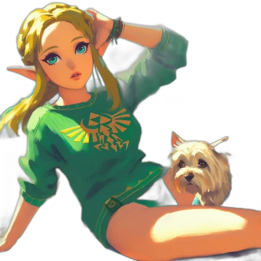 animal, dress, staff, creature transparent PNG cut-out