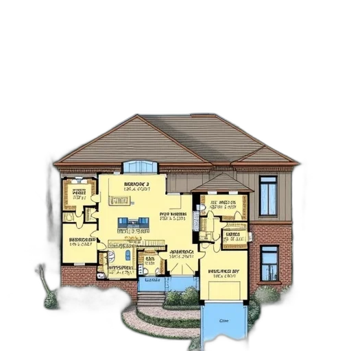 building, 3d render, photorealistic, concept art transparent PNG cut-out