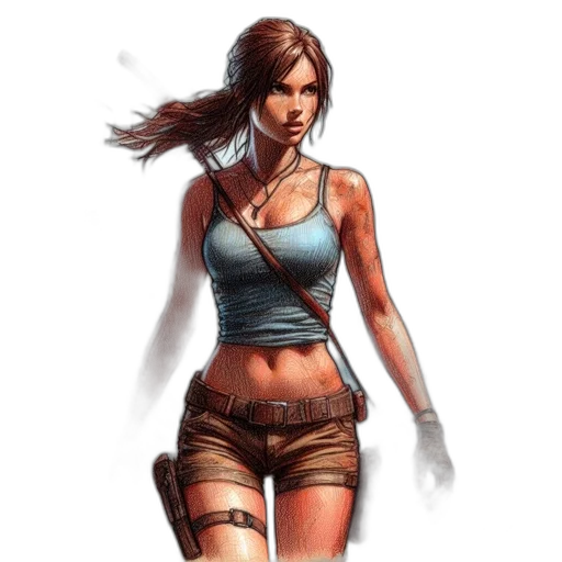concept art, comic book art, fantasy art, photorealistic transparent PNG cut-out