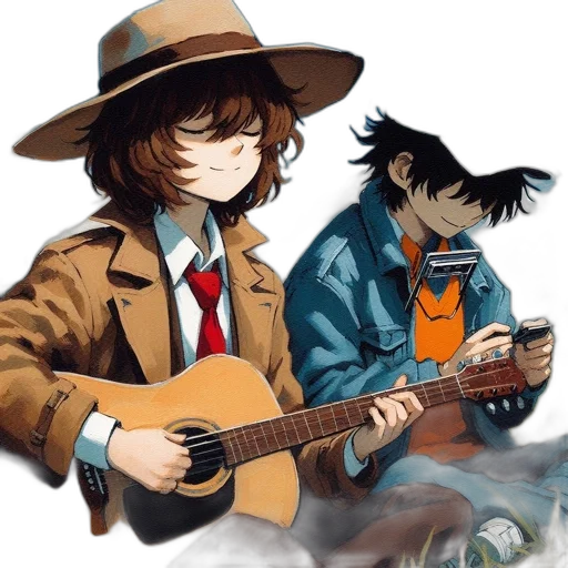 jacket, hat, concept art, anime transparent PNG cut-out