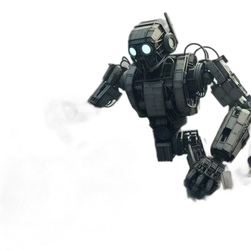 robot, weapon, creature, concept art transparent PNG cut-out