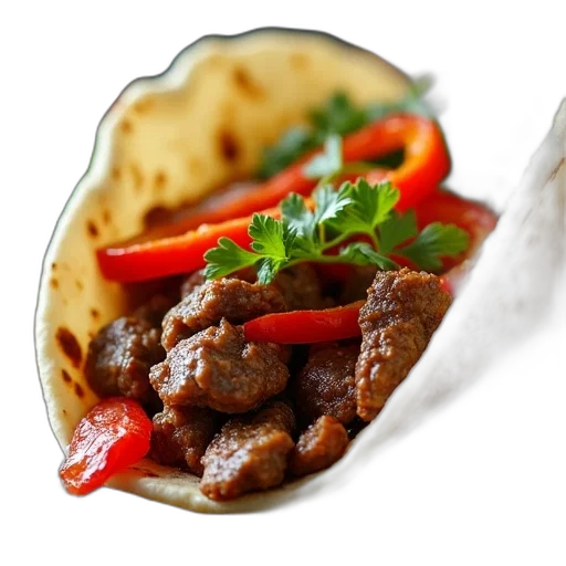 food, photorealistic, 3d render, beef transparent PNG cut-out