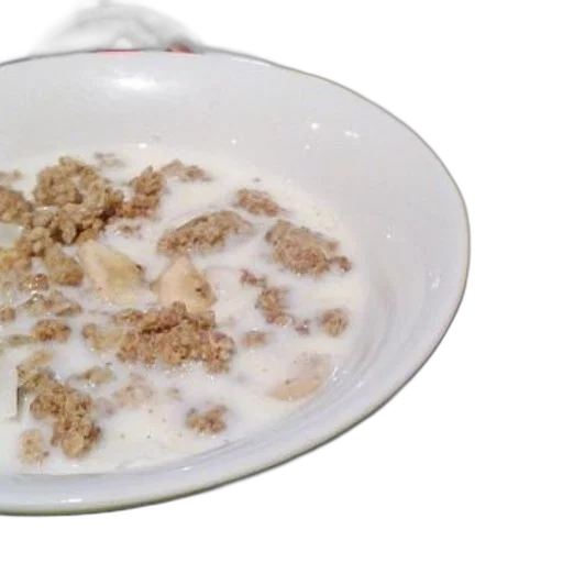 food, bowl, cereal, milk transparent PNG cut-out