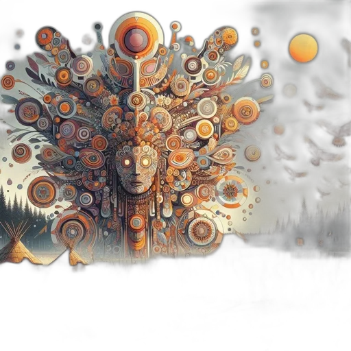 mask, crown, hair, concept art transparent PNG cut-out