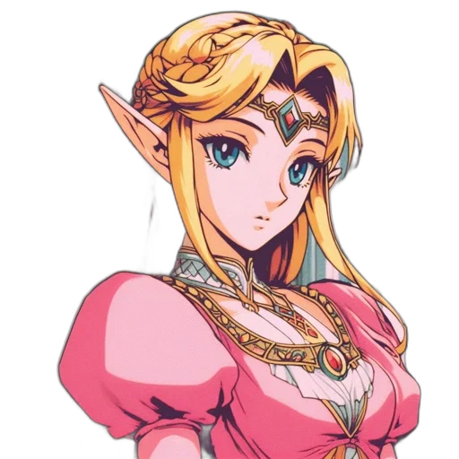 dress, crown, staff, jewelry transparent PNG cut-out