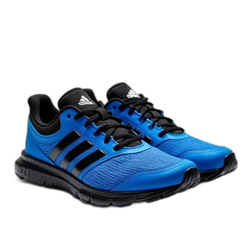 shoes, blue, pair, running transparent PNG cut-out