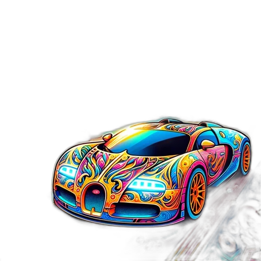 car, dragon, concept art, 3d render transparent PNG cut-out
