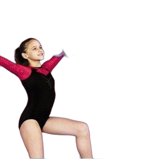 photorealistic, 3d render, girl, gymnastics transparent PNG cut-out