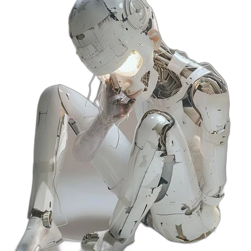 robot, face, jacket, mask transparent PNG cut-out