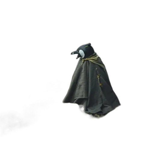 staff, jacket, umbrella, mask transparent PNG cut-out