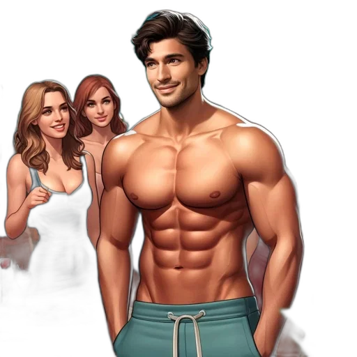 3d render, photorealistic, concept art, comic book art transparent PNG cut-out