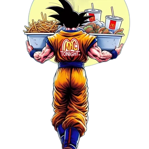 food, comic book art, concept art, pixel art transparent PNG cut-out