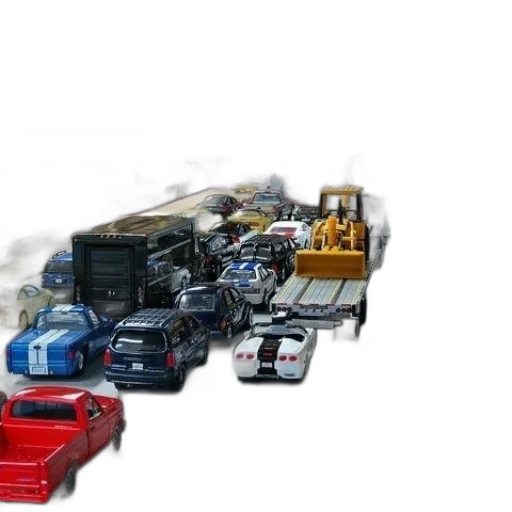 car, robot, weapon, 3d render transparent PNG cut-out