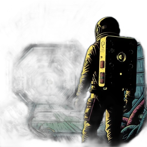 jacket, concept art, comic book art, pixel art transparent PNG cut-out