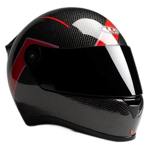 3d render, carbon, fiber, helmet transparent PNG cut-out