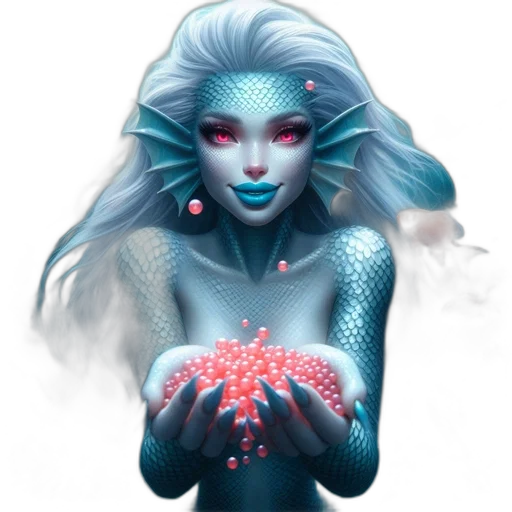 jewelry, creature, face, fantasy art transparent PNG cut-out