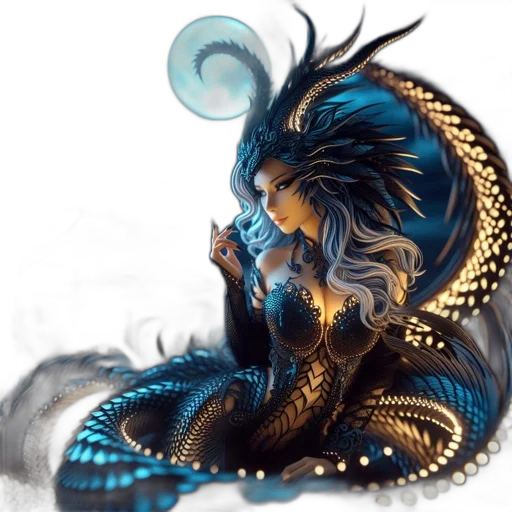 dragon, mask, jewelry, creature transparent PNG cut-out