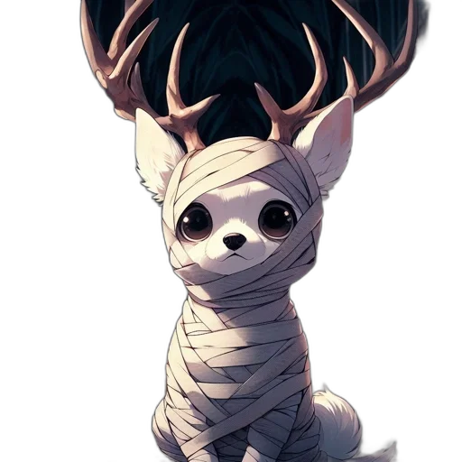creature, animal, mask, staff transparent PNG cut-out