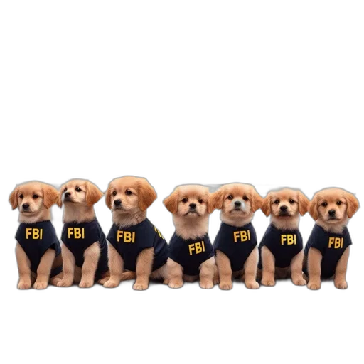 golden, retriever, puppies, dressed transparent PNG cut-out