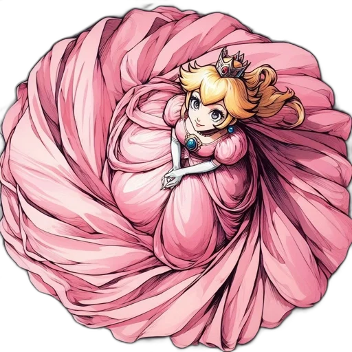 flower, dress, crown, jewelry transparent PNG cut-out