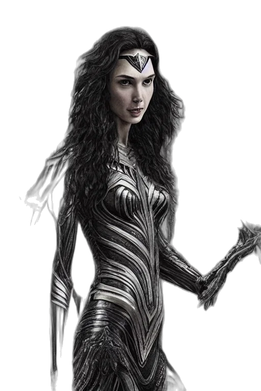 dress, fantasy art, comic book art, concept art transparent PNG cut-out
