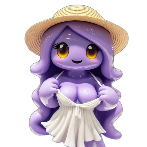 hat, creature, 3d render, concept art transparent PNG cut-out