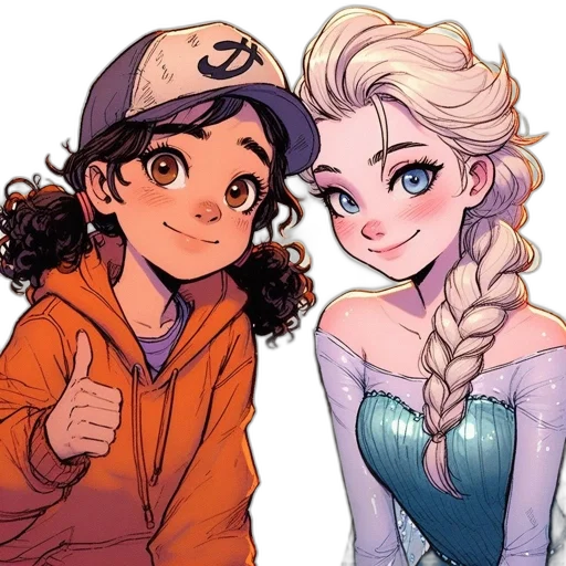 crown, comic book art, cartoon, anime transparent PNG cut-out