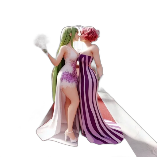 dress, concept art, 3d render, fantasy art transparent PNG cut-out