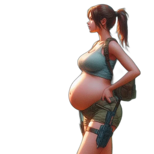 weapon, dress, concept art, 3d render transparent PNG cut-out