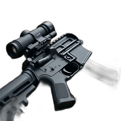 weapon, 3d render, photorealistic, m40 transparent PNG cut-out