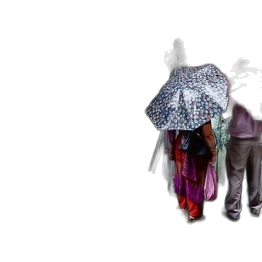 umbrella, jacket, 3d render, concept art transparent PNG cut-out