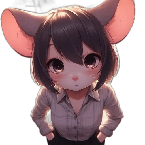 staff, hat, animal, face transparent PNG cut-out