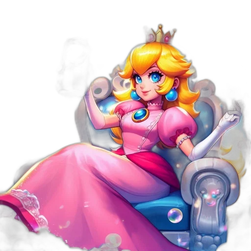 crown, dress, staff, concept art transparent PNG cut-out