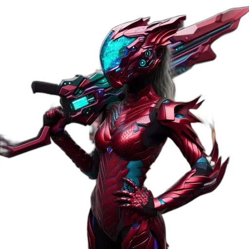 weapon, robot, staff, sword transparent PNG cut-out