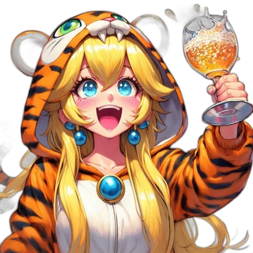animal, anime, pixel art, concept art transparent PNG cut-out